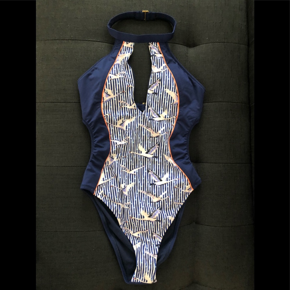 Sperry Swimsuit seagull print one piece